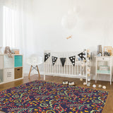 Traditional Pattern Right Angle Felt Rugs - LeobonZone
