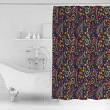 Traditional Pattern Waterproof Durable Shower Curtain - LeobonZone