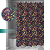 Traditional Pattern Waterproof Durable Shower Curtain - LeobonZone