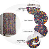 Traditional Pattern Waterproof Durable Shower Curtain - LeobonZone