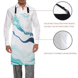 Fresh Water Ripple Personalized Canvas Apron - LeobonZone