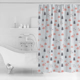 Fresh Flamingo Waterproof Durable Shower Curtain - LeobonZone