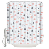 Fresh Flamingo Waterproof Durable Shower Curtain - LeobonZone
