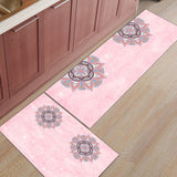 Traditional Pattern Right Angle Felt Doormat Two piece set - LeobonZone