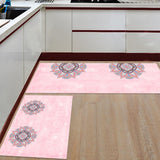 Traditional Pattern Right Angle Felt Doormat Two piece set - LeobonZone