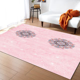 Traditional Pattern Right Angle Felt Rugs - LeobonZone
