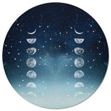 Romantic Starry Sky Circular Felt Rugs - LeobonZone