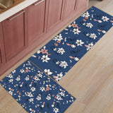 Retro Flannel Right Angle Felt Doormat Two piece set - LeobonZone