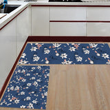 Retro Flannel Right Angle Felt Doormat Two piece set - LeobonZone