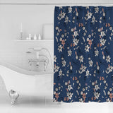 Retro Flannel Waterproof Durable Shower Curtain - LeobonZone
