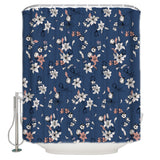 Retro Flannel Waterproof Durable Shower Curtain - LeobonZone