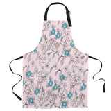Pink Retro Flannel Personalized Canvas Apron