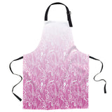 Pink Gradual Lace Personalized Canvas Apron