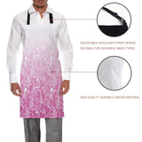 Pink Gradual Lace Personalized Canvas Apron - LeobonZone
