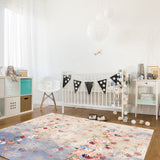 Beautiful Flowers Right Angle Felt Rugs - LeobonZone