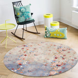 Beautiful Flowers Circular Felt Rugs - LeobonZone