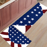 Flag of the United States Right Angle Felt Doormat Two piece set - LeobonZone