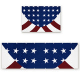 Flag of the United States Right Angle Felt Doormat Two piece set - LeobonZone