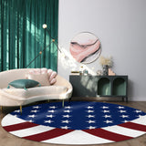 Flag of the United States Circular Felt Rugs