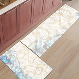 Beautiful Butterfly Right Angle Felt Doormat Two piece set - LeobonZone