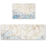 Beautiful Butterfly Right Angle Felt Doormat Two piece set - LeobonZone