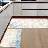 Beautiful Butterfly Right Angle Felt Doormat Two piece set - LeobonZone