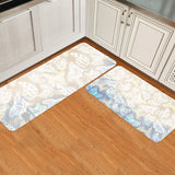 Beautiful Butterfly Circular Angle Felt Carpets Two piece set - LeobonZone