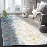 Beautiful Butterfly Right Angle Felt Rugs - LeobonZone
