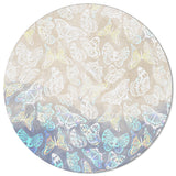 Beautiful Butterfly Circular Felt Rugs - LeobonZone