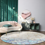 Beautiful Butterfly Circular Felt Rugs - LeobonZone