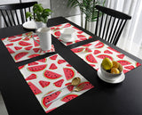 Summer fruit watermelon Personalized Table Placemats - LeobonZone