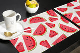 Summer fruit watermelon Personalized Table Placemats - LeobonZone