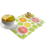Summer style of grape fruit Personalized Table Placemats