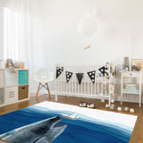 Ocean shark Right Angle Felt Rugs - LeobonZone