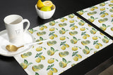 Lemon fruit in summer Personalized Table Placemats - LeobonZone