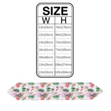 Summer style protea flowers Sharp Angle Table Runner Place Mats - LeobonZone