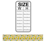 Lemon multi fruit summer Table Runner Place Mats - LeobonZone