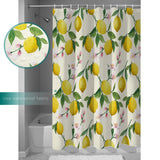 Lemon fruit summer DURABLE SHOWER CURTAIN - LeobonZone