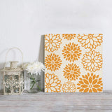 Orange dahlia American pastoral style Canvas painting