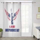 Date of Independence Day Statue of Liberty window curtains