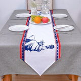 Pentagram goddess of Liberty Sharp Angle Table Runner Place Mats - LeobonZone
