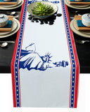 Pentagram goddess of Liberty Table Runner Place Mats - LeobonZone