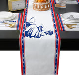 Pentagram goddess of Liberty Table Flag And Table Mat Suit - LeobonZone