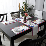 Pentagram goddess of Liberty Table Flag And Table Mat Suit - LeobonZone