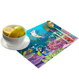Ocean Cartoon Concert Personalized Table Placemats