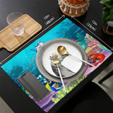 Ocean Cartoon Concert Personalized Table Placemats - LeobonZone