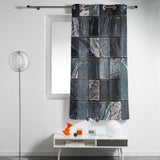 Ceramic tile marble texture window curtains - LeobonZone