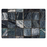 Ceramic tile marble texture Leather Doormat - LeobonZone