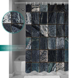 Ceramic tile marble texture Waterproof Durable Shower Curtain - LeobonZone
