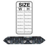 Ceramic tile marble texture Table Runner Place Mats Sharp Angle - LeobonZone